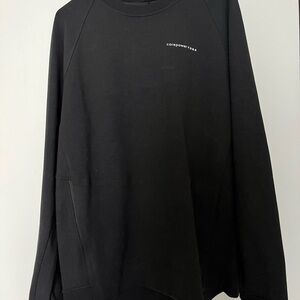 Lululemon Athletica Core Power Yoga Black Oversized Long Sleeve Hoodie